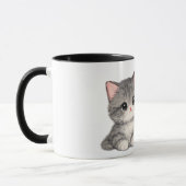 Tasse de chatons meilleurs amis mignons (Gauche)
