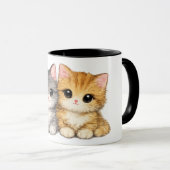 Tasse de chatons meilleurs amis mignons (Devant droit)