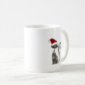 Tasse de chats d'amours de Père Noël (Devant droit)