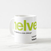 Tasse de chaux de LoveHelvetica (Devant gauche)