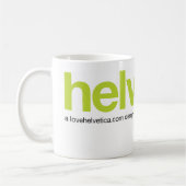 Tasse de chaux de LoveHelvetica (Gauche)