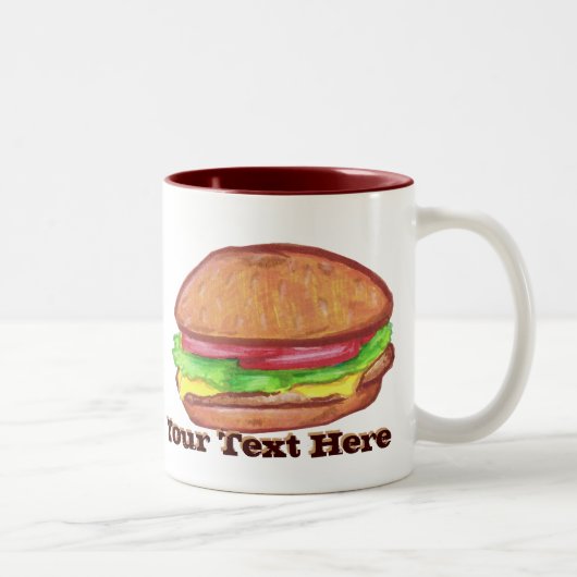 Tasse de cheeseburger (Droit)