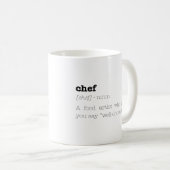 Tasse de chef drôle (Devant droit)