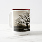 Tasse de chêne de bureau de champion (Devant gauche)