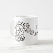 tasse de cheval d'appaloosa (Devant gauche)