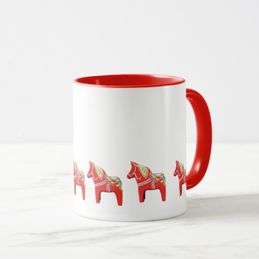 Tasse de cheval de Dala (Devant droit)