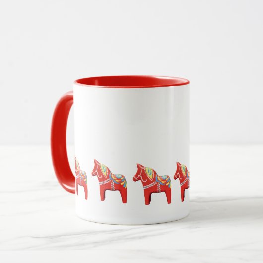 Tasse de cheval de Dala (Devant gauche)