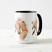 Tasse de cheval de palomino par Bihrle (Devant droit)