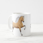 Tasse de cheval de Saddlebred d'Américain de (Devant gauche)