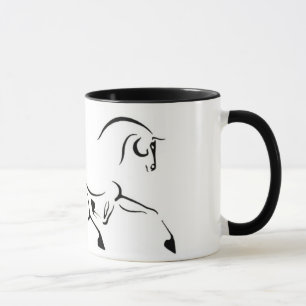 Tasse de cheval de trot
