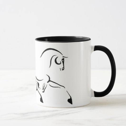 Tasse de cheval de trot (Droite)