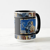 Tasse de cheval, double tasse de cheval, deux (Devant droit)