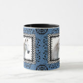 Tasse de cheval encadrée par bleu (Centre)
