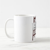 Tasse de chevalet de fille d'artiste (Gauche)