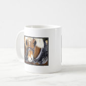 Tasse de chevaux de trait de Clydesdale (Devant gauche)