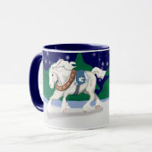 Tasse de chevaux de trait de vacances (Devant gauche)