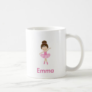 Tasse de cheveux de brun de couronne de ballerine
