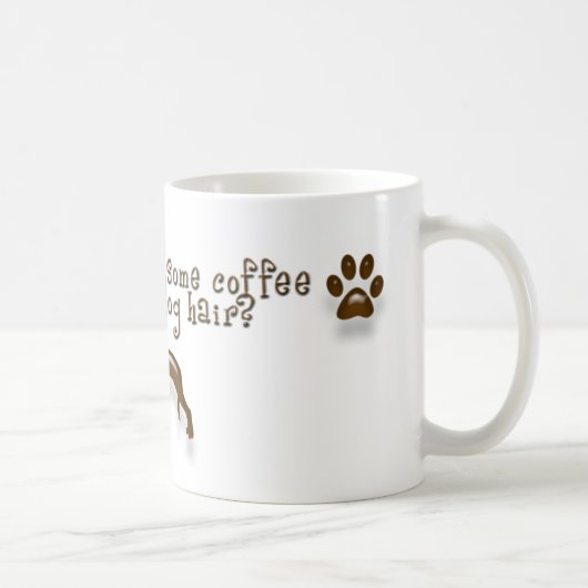 Tasse de cheveux de chien de café (Droite)