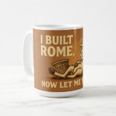 Tasse de chèvre J'ai construit Rome (Devant gauche)