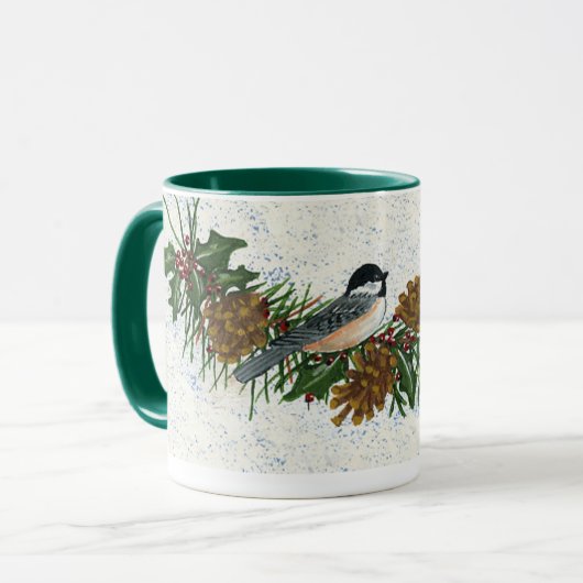 Tasse de Chickadees (Devant gauche)