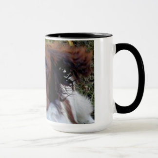 Tasse de chien d'action