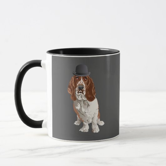 Tasse de chien de Basset Hound (Gauche)
