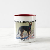 Tasse de chien de berger allemand (Centre)