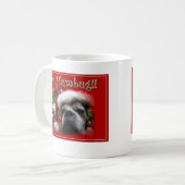 Tasse de chien de boxeur de Noël (Devant gauche)