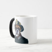 Tasse de chien de boxeur de pompier (Devant gauche)