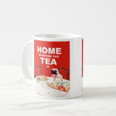 Tasse de chien de carlin - à la maison est où le (Devant gauche)