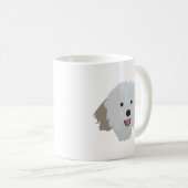 Tasse de chien de Havanese (Devant droit)