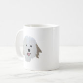 Tasse de chien de Havanese (Devant gauche)