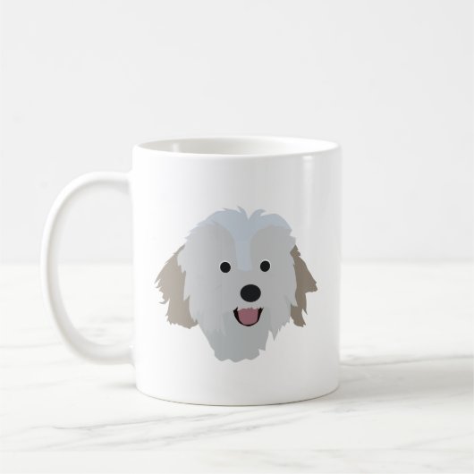 Tasse de chien de Havanese (Gauche)