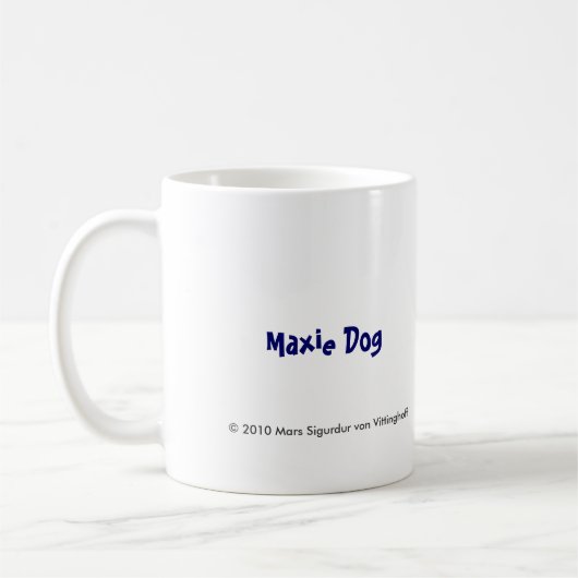 Tasse de chien de Maxie (Gauche)