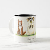 Tasse "de chien de moutons" (Devant gauche)