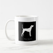 Tasse de chien de Plott (noir) (Gauche)