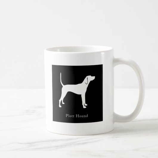 Tasse de chien de Plott (noir) (Droite)