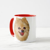 Tasse de chien de Pomeranian (Devant gauche)