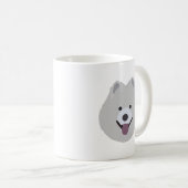 Tasse de chien de Samoyed (Devant droit)