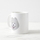 Tasse de chien de Samoyed (Devant gauche)
