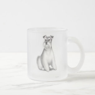 Tasse de chien de Schnauzer miniature