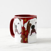 Tasse de chien de Taureau d'Américain (Devant gauche)