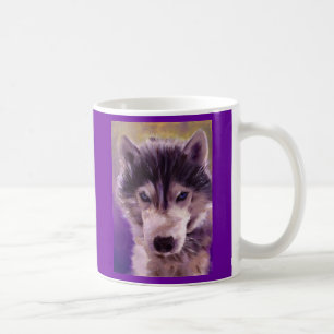 tasse de chien de traîneau sibérien