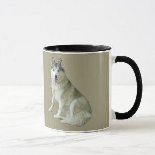Tasse de chien de traîneau sibérien