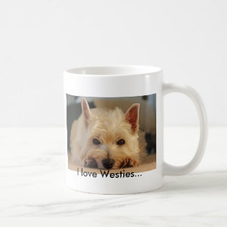 Tasse de chien de Westie (Terrier des montagnes