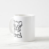 Tasse de chien de Yorkie (Devant gauche)