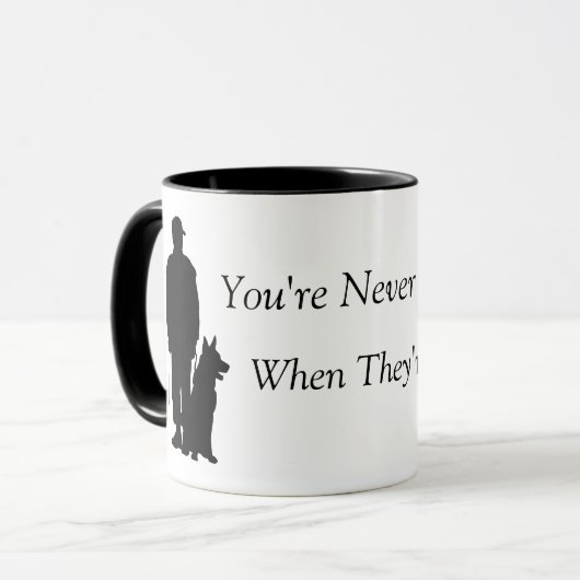 Tasse de chien d'utilité (Devant gauche)