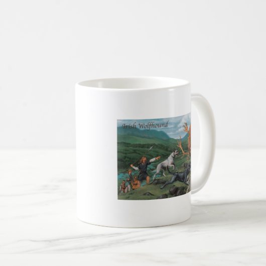Tasse de chien-loup irlandais (Devant droit)