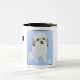 Tasse de chien Malshi doux