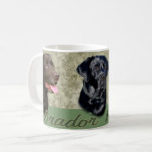 Tasse de chiens d'arrêt de Labrador (Devant gauche)